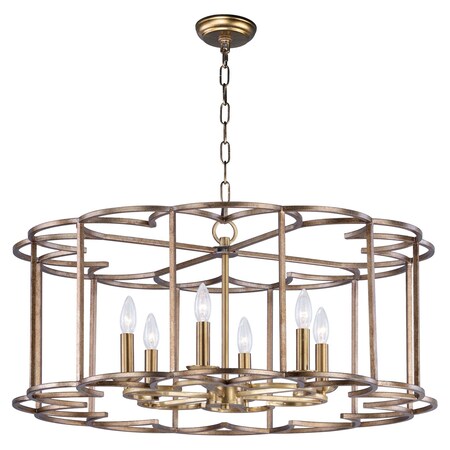 Maxim Helix-Single-Tier Chandelier 24735BZF